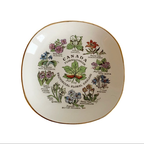 Canada Provincial Floral Emblems Collector Plate